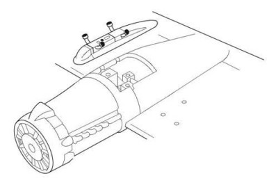CMK 4248 Junkers Ju 88A-Wing rack for torpedo for Drag 1/48