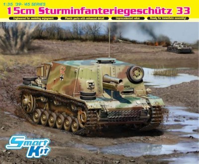 Dragon 6749 15 см Sturm-infanteriegeschutz 33 1/35