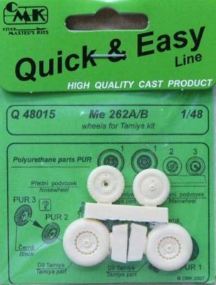 CMK Q48015 Me 262A/ B Wheels for TAM 1/48