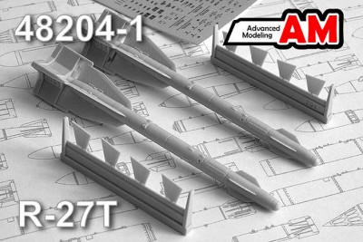 Advanced Modeling AMC 48204-1 Р-27Т Авиационная управляемая ракета класса «Воздух-воздух» 1/48