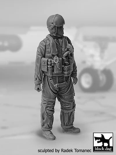 Blackdog F32152 US NAVY fighter pilot modern No.2 (1 fig.) 1/32