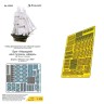 Микродизайн 100002 Бриг "Меркурий (Звезда) вант-путенсы 1/101