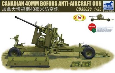 Bronco CB35028 Canadian 40mm bofors anti-aircraft gun 1/35