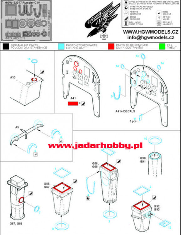 HGW 132077 Rumpler C.IV - Interior 1/32