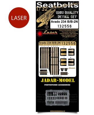 HGW 132556 Arado Ar 234B &amp; B-2N - Seatbelts 1/32