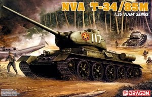 Dragon 3518 T-34-85M армии Северного Вьетнама 1/35