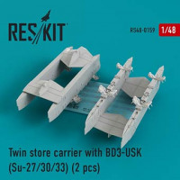 Reskit RS48-0159 Twin store carrier with BDZ-USK (2 pcs.) 1/48