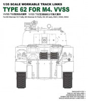 RFM 5044 Workable track links for British Sherman VC Firefly, M3, M4A1, M4A4, M4 1/35