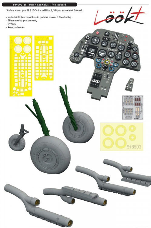 Eduard 644092 Bf 110G-4 Lookplus (EDU) BRASSIN 1:48