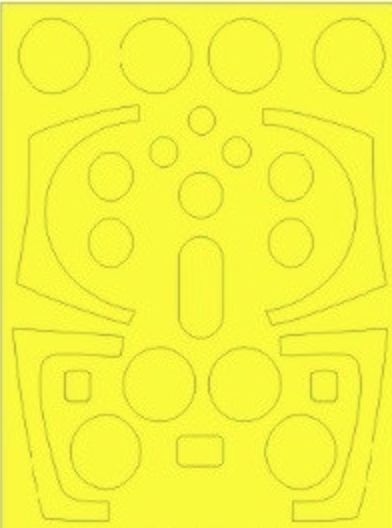 Maestro Models MMMK3203 Saab Viggen canopy mask 1/32