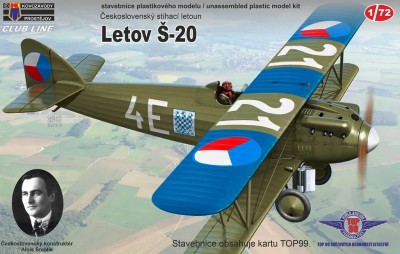 Kovozavody Prostejov CLK010 Letov S-20 CLUB LINE 1/72