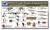 Bronco AB3558 WWII US Light Weapons & Equipment Set 1/35
