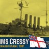 Combrig 70660FH HMS Cressy Armoured Cruiser, 1901 1/700