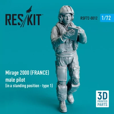 Reskit F72012 Mirage 2000 FRANCE male pilot - standing 1 1/72