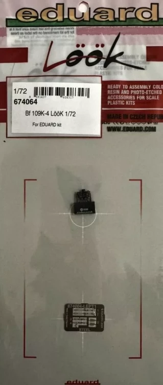 Eduard 674064 BRASSIN Bf 109K-4 Look (EDU) 1/72