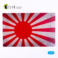 Reskit S72094 Japan Naval Flag Base Acrylic 3 mm (280x180) 1/72