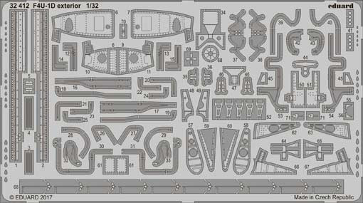 Eduard 32412 F4U-1D exterior 1/32