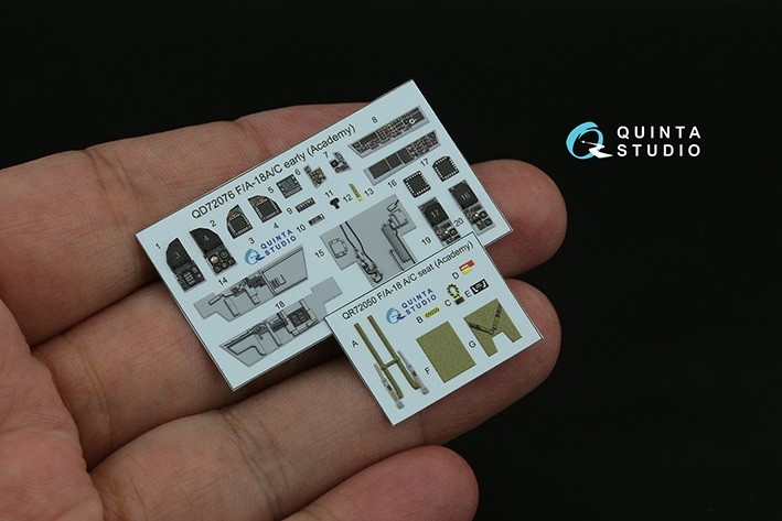 Quinta Studio QD72076 F/A-18A/C early (Academy) 1/72