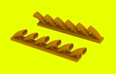 Lf Model 3D4804 Hawker Tempest Mk.V/VI exh.stacks (3D-Print) 1/48