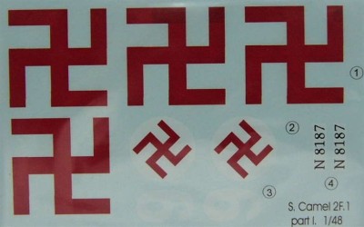 LF Model C4842 Decals S.Camel 2F.1 over Latvia Part I.(EDU) 1/48