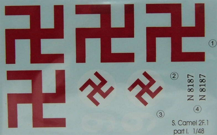 LF Model C4842 Decals S.Camel 2F.1 over Latvia Part I.(EDU) 1/48