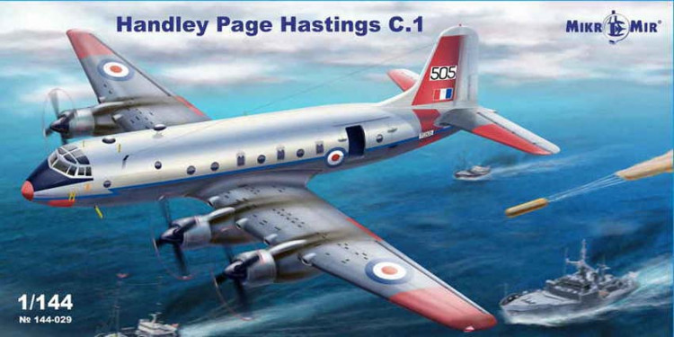 Mikromir 144-029 Самолет Handley Page Hastings C1 1/144