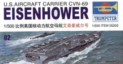Trumpeter 05202 Авианосец -U.S. CVN 69 Eisenhower 1/500