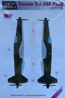 LF Model M3219 Mask Dornier Do 335 Pfeil (HK MODEL) 1/32