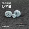 77 Propeller 77PRP-7021 Me P.1099 Wheels (REV) 1/72