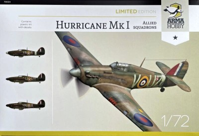 Arma Hobby 70024 Hurricane Mk.I Allied Squadrons Limited Edit. 1/72