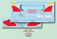 BOA Decals 44129 Decals Airbus A320neo IBERIA (ZVE) 1/144