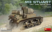 Miniart 35425 M3 Stuart Light Tank Initial Prod. (4x camo) 1/35