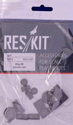 Reskit RS72-0057 MiG-25 wheels set (ICM,Condor) 1/72