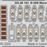 Eduard 3DL48183 B-26B Marauder SPACE (ICM) 1/48
