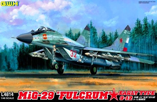 Great Wall Hobby L4814 Миг-29 9-12 Early Type Fulcrum 1/48