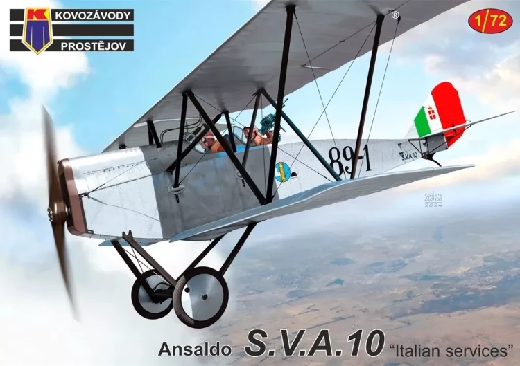 Kovozavody Prostejov 72447 Ansaldo SVA 10 'Italian Eagles' (3x camo) 1/72