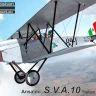 Kovozavody Prostejov 72447 Ansaldo SVA 10 'Italian Eagles' (3x camo) 1/72