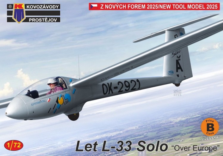 Kovozavody Prostejov KPM72498 Let L-33 Solo "Over Europe" 1/72