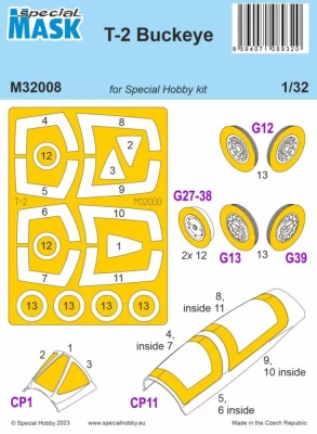 Special Hobby M32008 Mask T-2 Buckeye (SP.HOBBY) 1/32