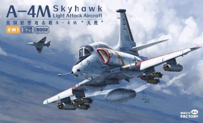 Magic Factory 5002 Американский лёгкий штурмовик А-4М «Skyhawk» (2 в 1) 1/48