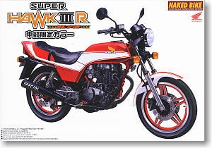 Aoshima 048351 Honda Super Hawk III R Chubu Limited Color (1981) 1:12