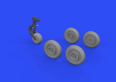 Eduard 672228 BRASSIN 1/72 MiG-17 wheels (AIRF)