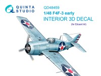 Quinta Studio QD48459 F4F-3 ранний (Eduard) 1/48