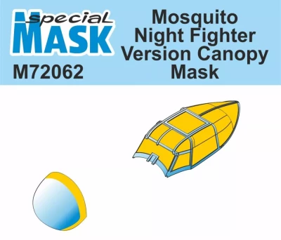 Special Hobby SM72062 Mask for Mosquito NF version (SP.HOBBY) 1/72