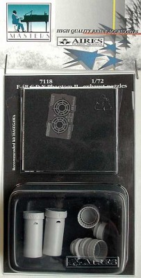 Aires 7118 F-4B, C, D, N exhaust nozzles 1/72