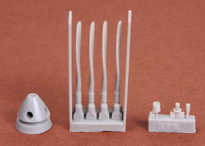Sbs Model 48041 P-39Q Airacobra 4-blade propeller (HAS/EDU) 1/48