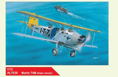 Plusmodel 7038 Martin T4M wheel version (4x camo, 1929-1933) 1/72