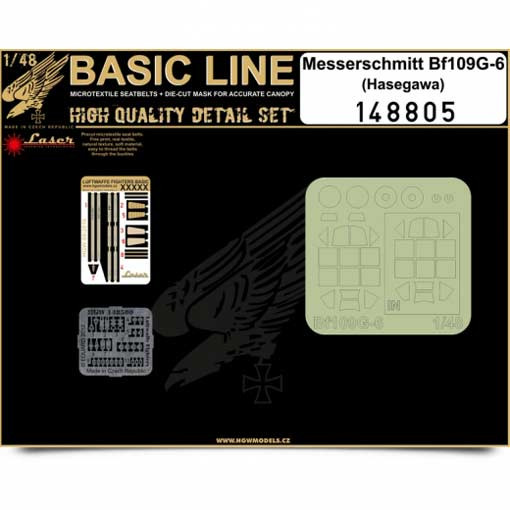 HGW 148805 Messerschmitt BF 109G-6 (HAS) BASIC LINE 1/48
