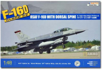 Kinetic K48007 RSAF F-16D Block 52 with dorsal spine 1/48