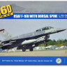 Kinetic K48007 RSAF F-16D Block 52 with dorsal spine 1/48
